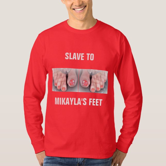 SLAVE TILL MIKAYLA:S FODER T SHIRT (Framsida)