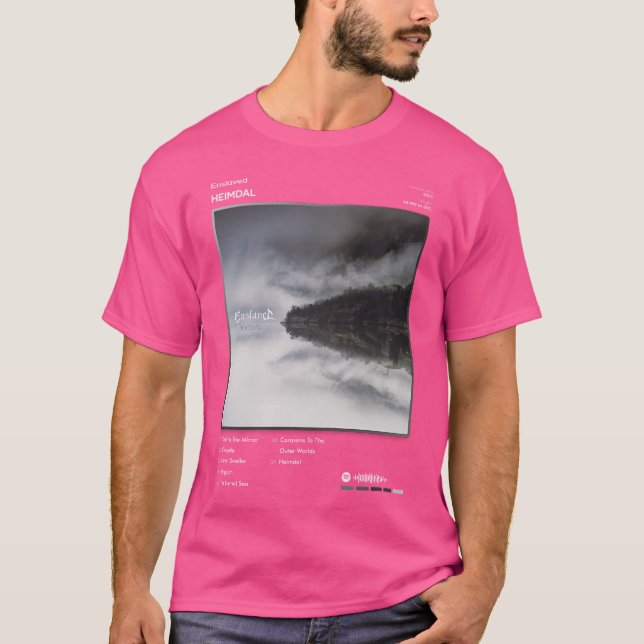 Slaverat - Heimdal Tracklist Album T Shirt (Framsida)