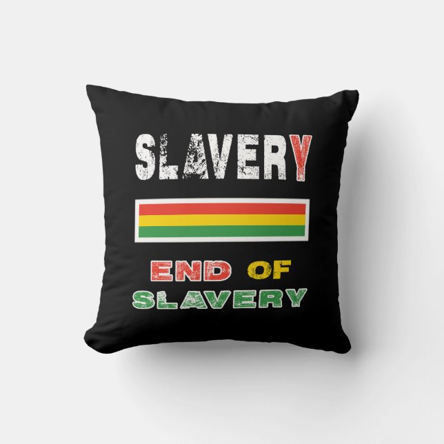 Slaveriets slut kudde (Framsida)