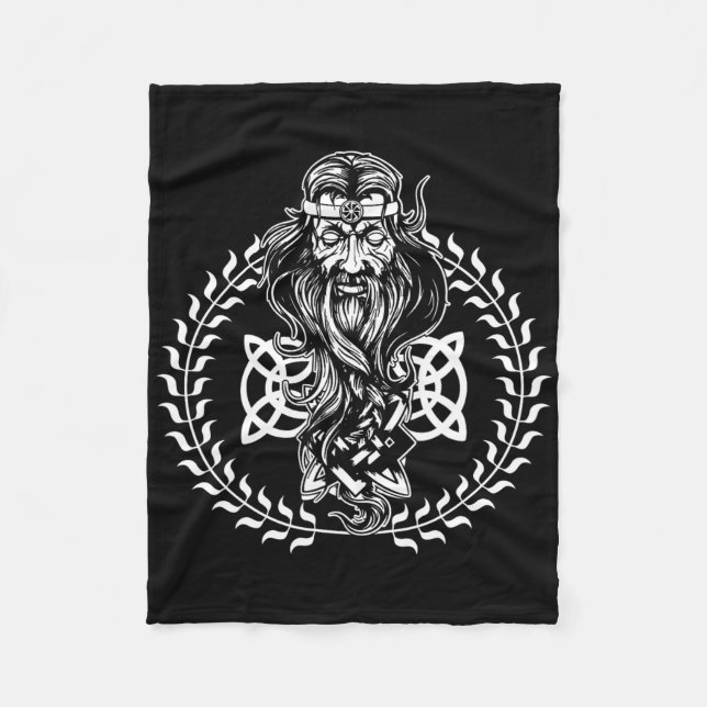 Slavic Celestial Being Craftsmanship Pagan Slavs P Fleecefilt (Framsidan)