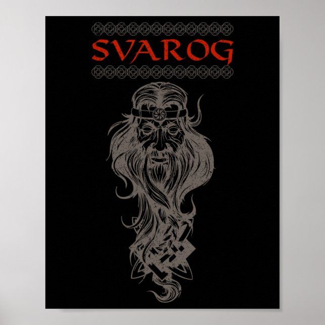 Slavic Celestial Being Craftsmanship Pagan Slavs P Poster (Framsidan)