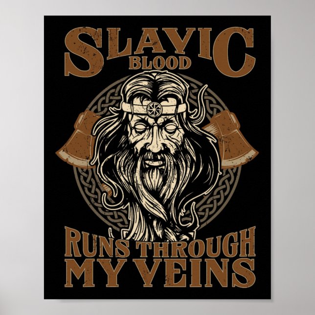 Slavic Celestial Being Craftsmanship Pagan Slavs P Poster (Framsidan)