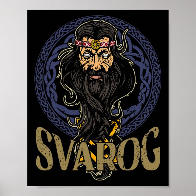 Slavic Celestial Being Craftsmanship Pagan Slavs P Poster (Framsidan)