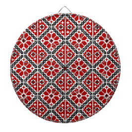Slavic Ethnic Embroidery, Balkan Traditional Darttavla