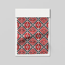 Slavic Ethnic Embroidery, Balkan Traditional Tyg