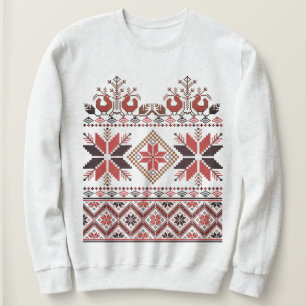 Slavic/Scandinavian Traditional Embroidery T Shirt