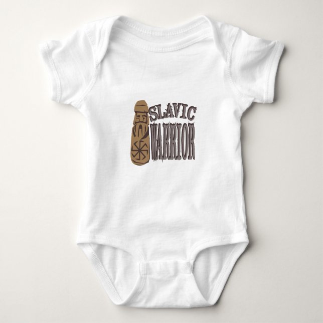 Slavic Warrior T Shirt (Framsida)