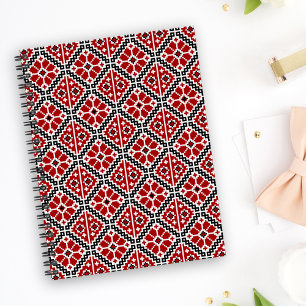 Slavisk Etnisk Broderi, Balkan Traditionell Anteckningsbok
