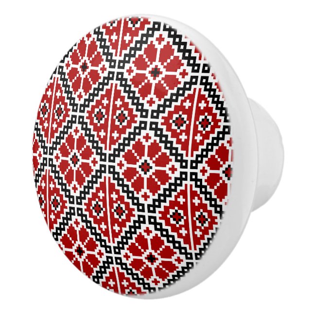 Slavisk Etnisk Broderi, Balkan Traditionell Knopp (Höger)