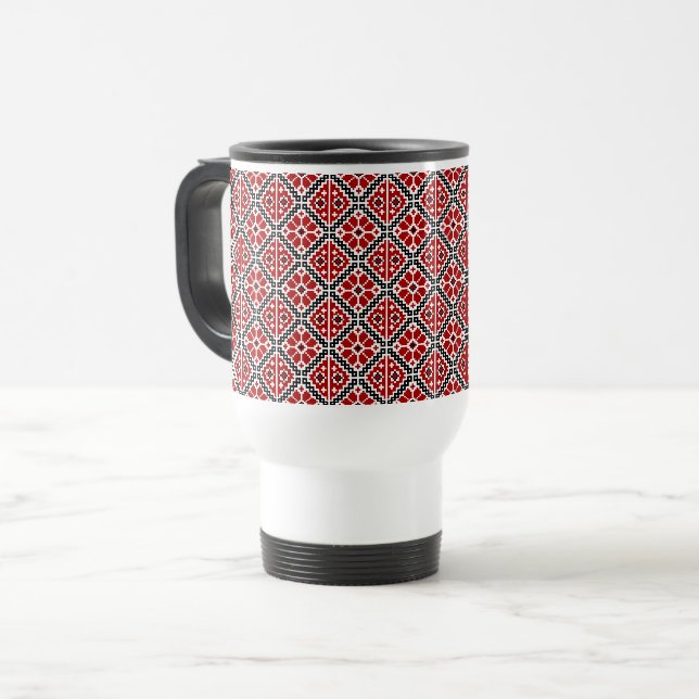 Slavisk Etnisk Broderi, Balkan Traditionell Resemugg (Framsida vänster)