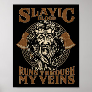 Slavisk himmelskt väsen Hantverk Hedniska slaver P Poster