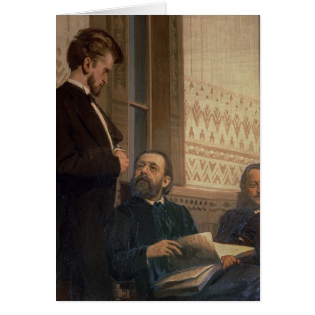 Slavonic kompositörer hälsningskort (Framsidan)