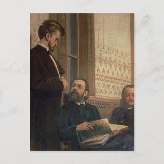 Slavoniska kompositörer vykort (Framsida)