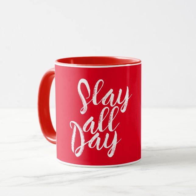 SLAY ALL DAY MUGG (Framsida vänster)