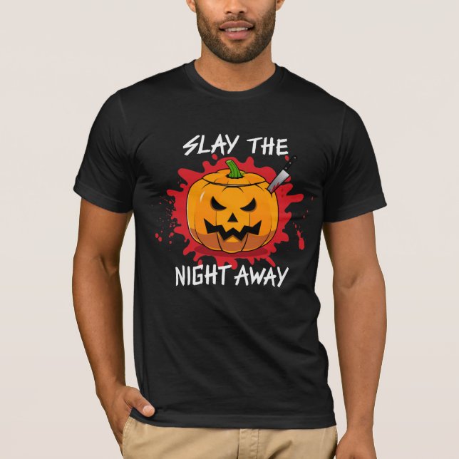 Slay Away Black T-Shirt (Framsida)