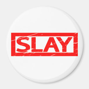 Slay Frimärke Magnet