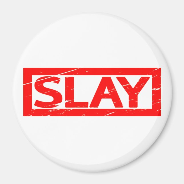 Slay Frimärke Magnet (Framsidan)