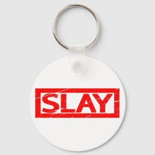 Slay Frimärke Nyckelring