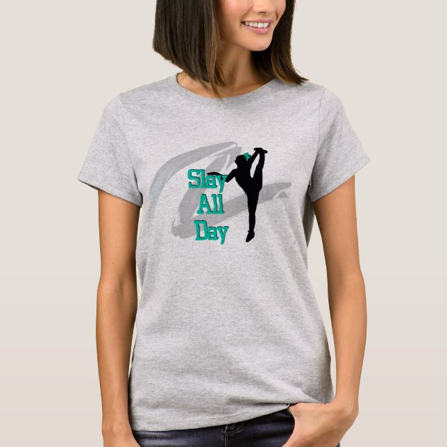 Slay hela dagen cheshirt t shirt (Framsida)