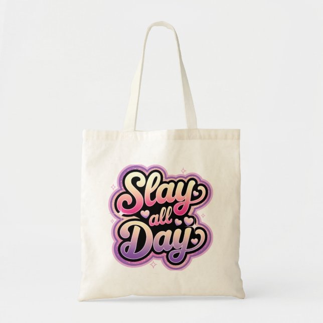 Slay Helday Tote Bag, Mode-bag Tygkasse (Framsidan)