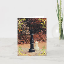 Slay Kung Chess Greeting Card-bakgrund