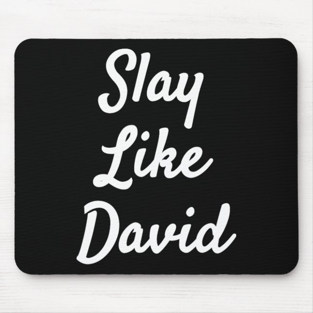 Slay like David Christianity Bible Gift Musmatta (Framsidan)