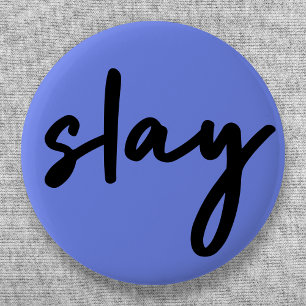 Slay Minimalistisk Snyggt för Blått modernt Tren Knapp