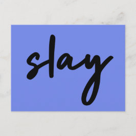 Slay | Modern minimalistisk Snyggt för Trendig Urb Vykort