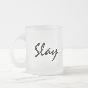 Slay Modern Trendig Frostad Glasmugg