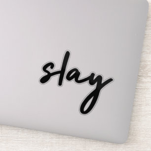 Slay Trendig Snyggt Modern Minimalistisk bärbar Klistermärken