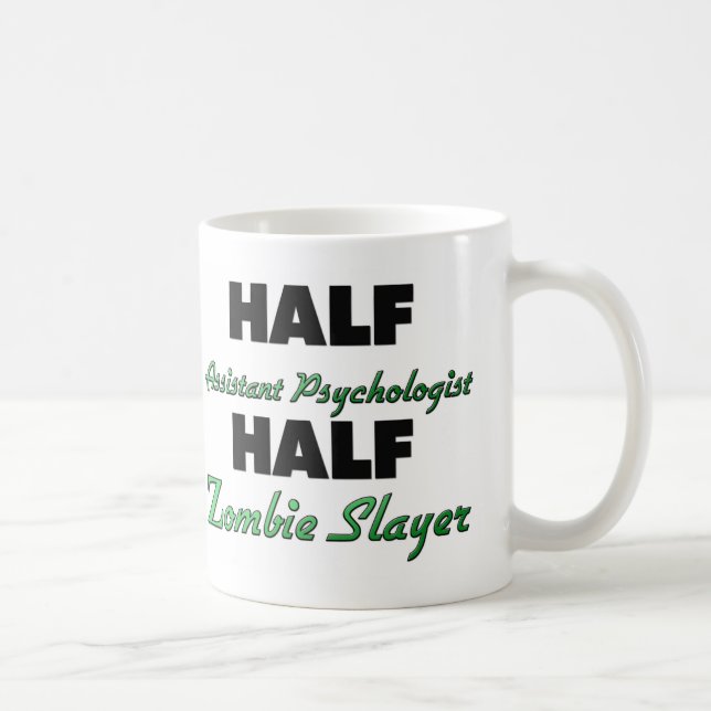 Slayer för Zombie för halv assistentpsykolog halv Kaffemugg (Höger)