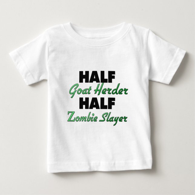 Slayer för Zombie för halv getHerder halv T Shirt (Framsida)