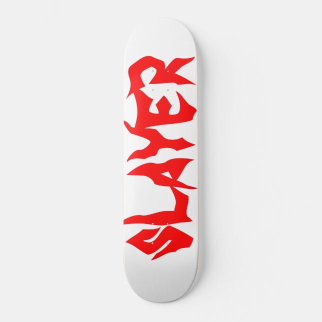 slayer skateboard bräda 20 cm (Framsida)