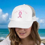 Slaying Cancer in Style Hat | Pink Ribbon Keps<br><div class="desc">Show up strong and stylish with this Slaying Cancer in Style trucker hat featuring a bold pink ribbon. Perfect for breast cancer warriors, survivors, and fierce supporters who want to fight with flair. Whether you're headed to treatment, a walk for awareness, or just running errands, this hat adds confidence and...</div>