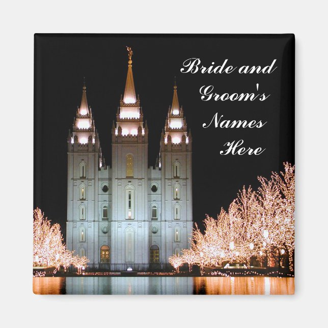 SLC TempleMagnet-Anpassade Magnet (Framsidan)