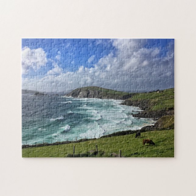Slea Head Dingle Peninsula Ireland Puzzle Pussel (Horisontell)