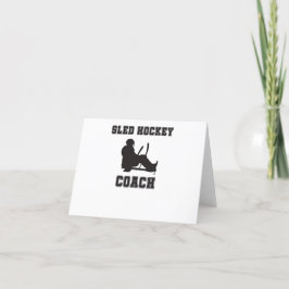 Sled Hockey Coach Tack Kort