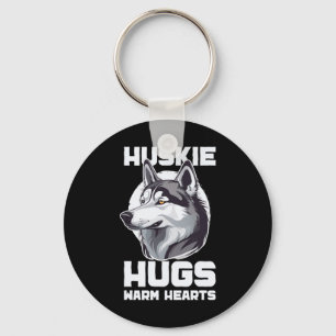 Sled Hund Huskie Alaska Winter Sports Sledding Rol Nyckelring