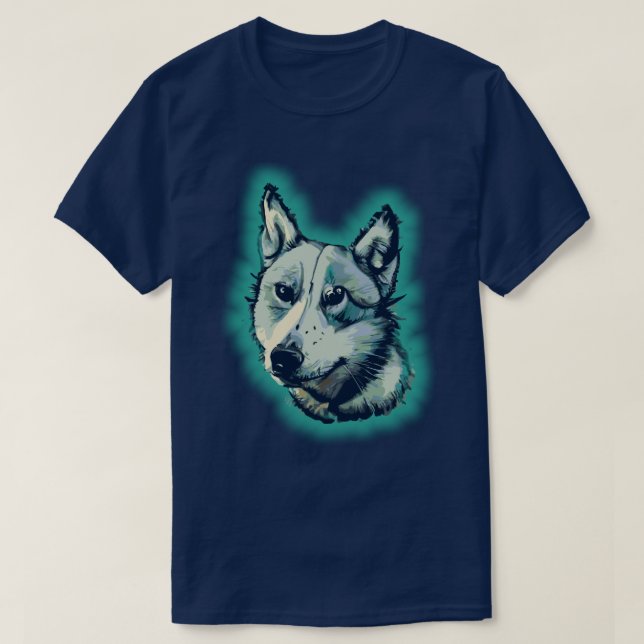Sled Hund T-Shirt (Design framsida)