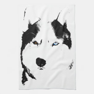 Sled Hund Towel Husky Malamute Tea Towel Kökshandduk