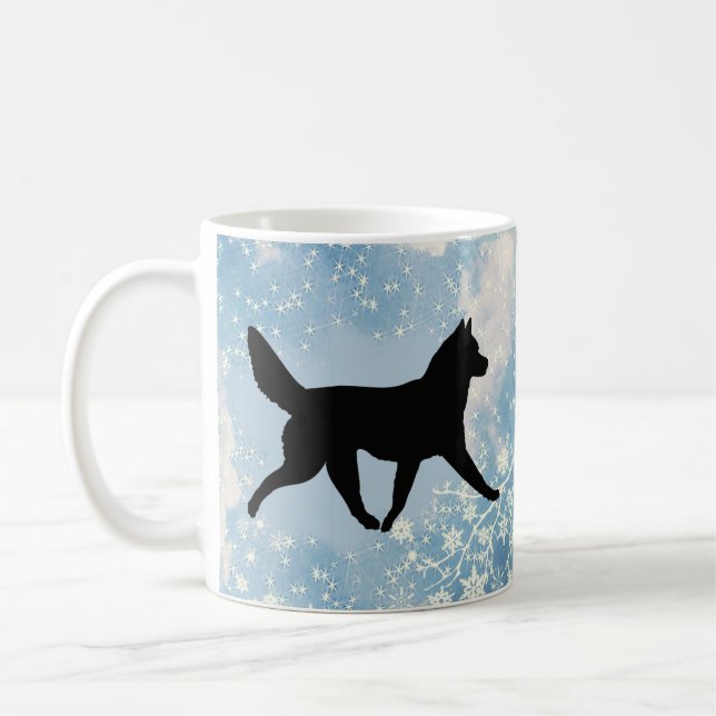 Sled Hund Winter Kaffemugg (Vänster)
