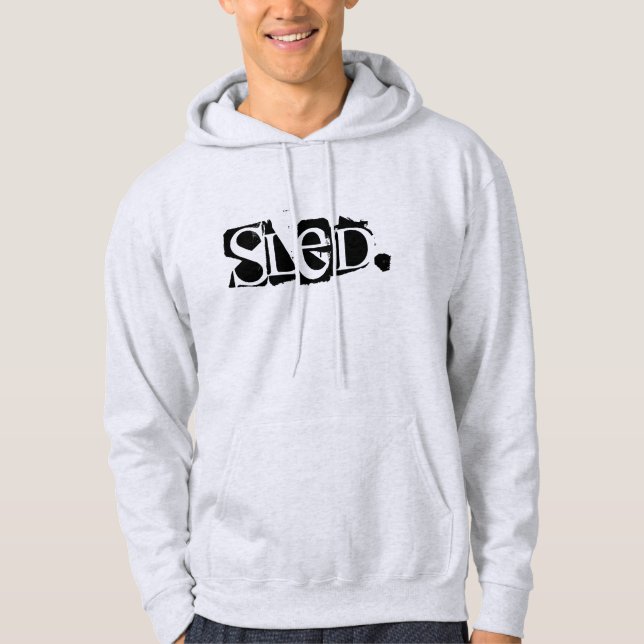 "Sled" övrepeninsula "906en" snowmobilehoodie Hoodie (Framsida)