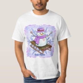 Sled Snömannen t-shirt