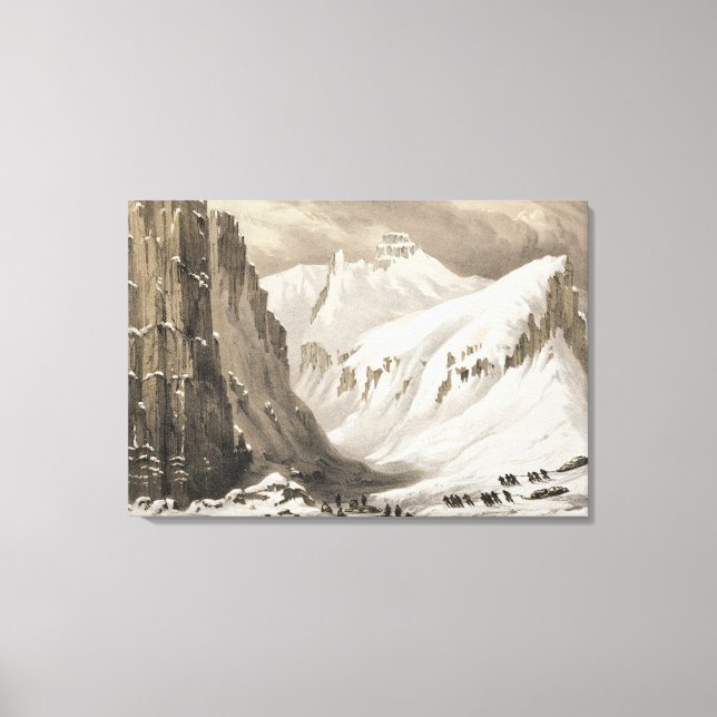 Sledarna anländer till Södra Depot, från " Canvastryck (Framsida)