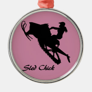 Sledchick Julgransprydnad Metall