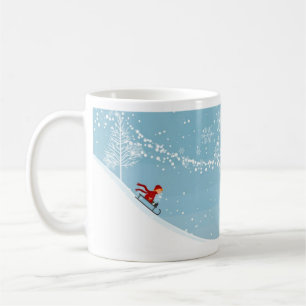 Sledd Roligt Wintertime Mugg
