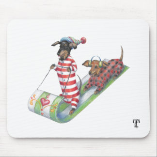 Sledda Dachshunds Mousepad Musmatta