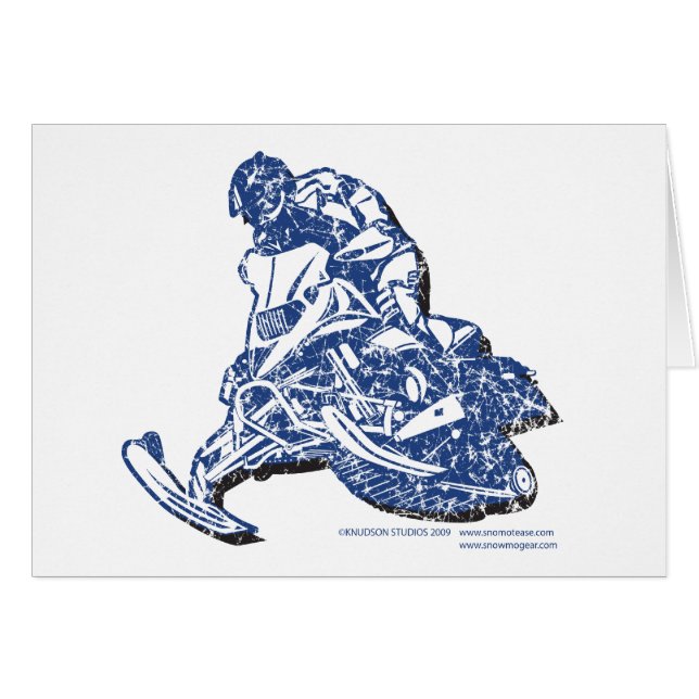 SLEDDER-1-dit Hälsningskort (Framsidan Horizontal)