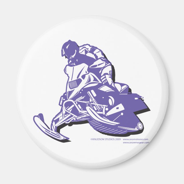 SLEDDER-Purp Magnet (Framsidan)