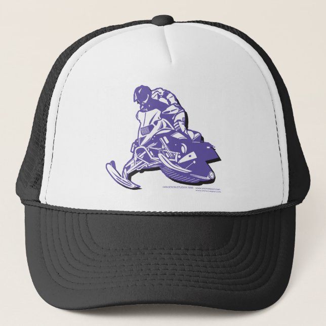SLEDDER-Purp Truckerkeps (Framsida)